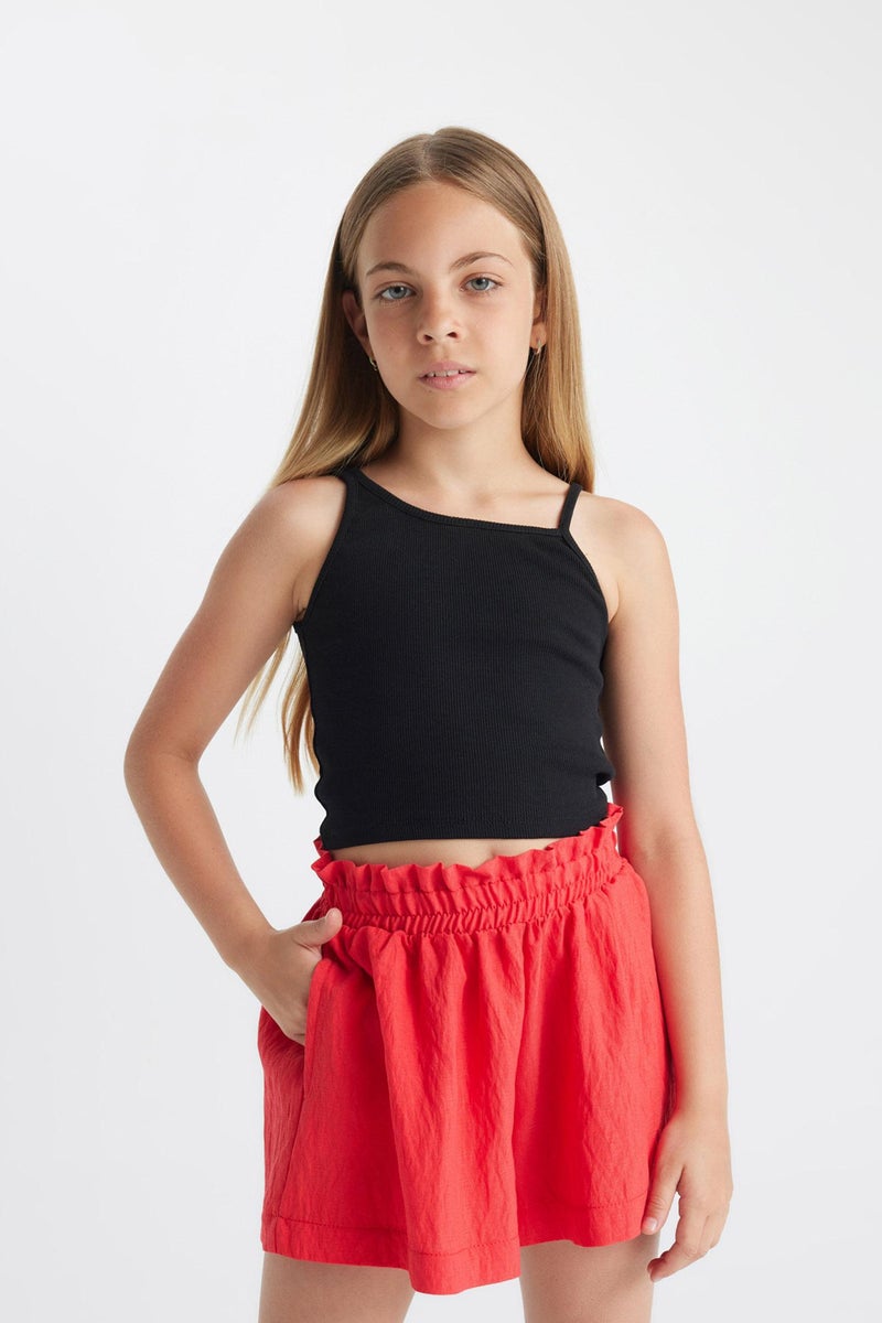 DeFacto Red Girl Girl Basic Shorts Casual - Image 4
